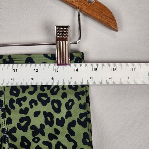 NWT Marina West Two Piece Swimsuit Women's L Olive Black Leopard Bikini UPF 50 - Picture 11 of 13